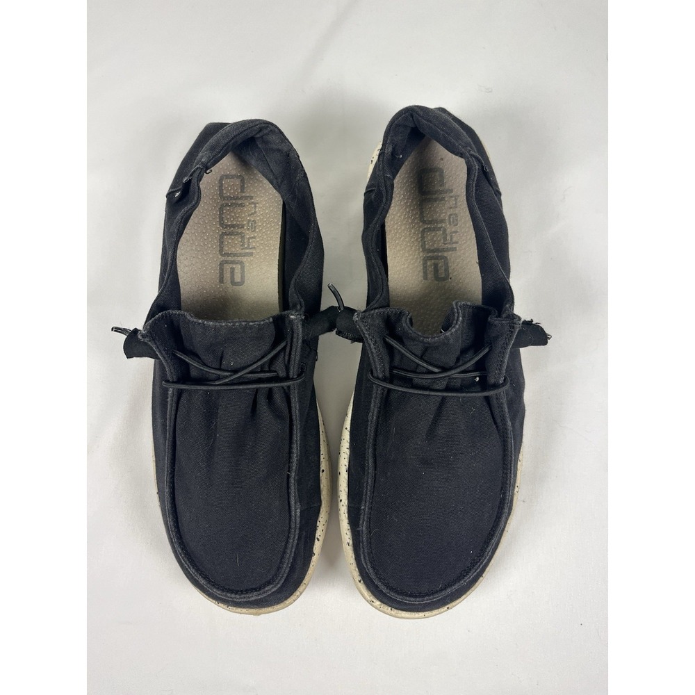 Hey Dude Wendy Funk Mono Womens Shoes 11 Black Casual Slip-On Sneaker 40065-001
